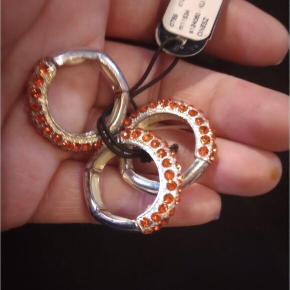 Lane Bryant 3 piece silver tone ring set;NWT - Picture 1 of 9